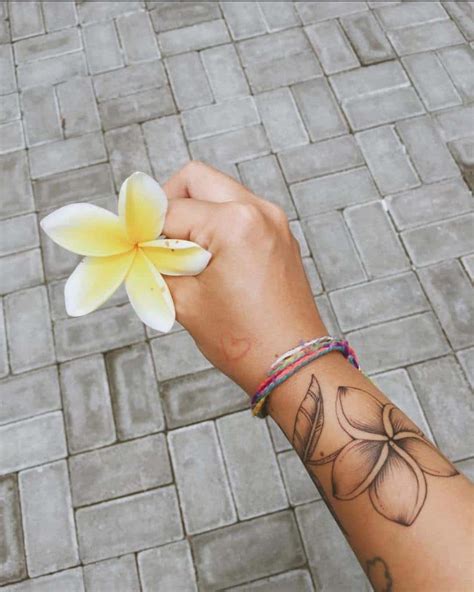 Top 70+ Best Plumeria Tattoo Ideas - [2021 Inspiration Guide]