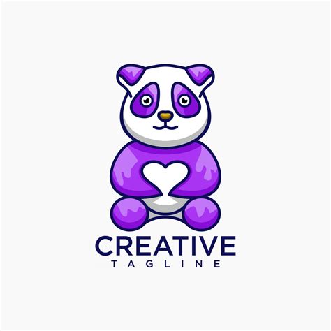 Panda logo design 2870449 Vector Art at Vecteezy