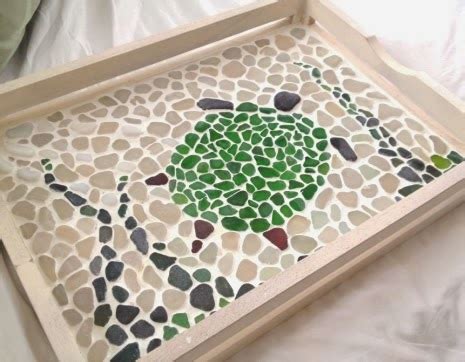 Stunning Sea Glass Mosaic DIY Ideas - Coastal Decor Ideas and Interior ...