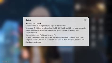Honkai Star Rail Equilibrium explained and how to increase levels | VG247