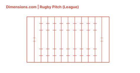 Rugby Pitch - League Dimensions & Drawings | Dimensions.com