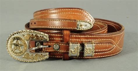 Texas Ranger Captain Jack Dean's Belt and Buckle