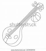 Sitar Drawing  Free Download On ClipArtMag sketch template