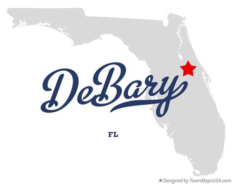 Map of DeBary, FL, Florida