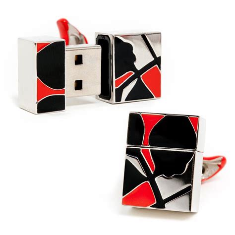 Exquisite USB Flash Drive Cufflinks | Gadgetsin