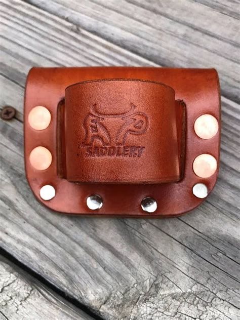 Leather Hammer Holder Low Profile Heavy Duty | Leather, Leather tool belt, Leather stamps