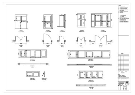 Working Drawing. Architectural work. Doors and window. by Anushka Saxena - Issuu