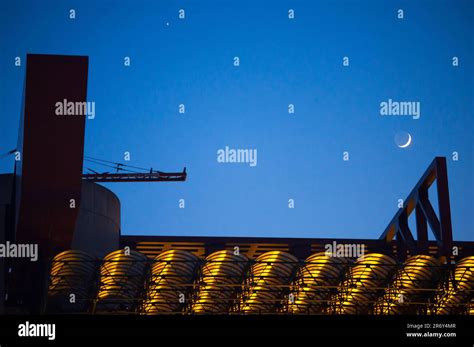 San Siro stadium at night Stock Photo - Alamy