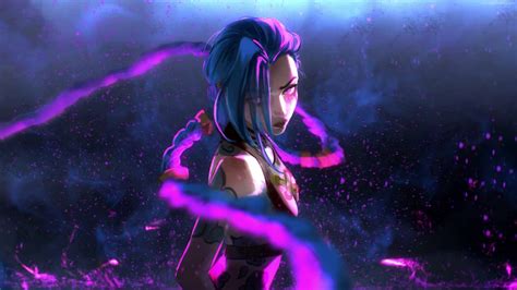 PC Animated Jinx Braids Arcane Live Wallpaper - DesktopHut