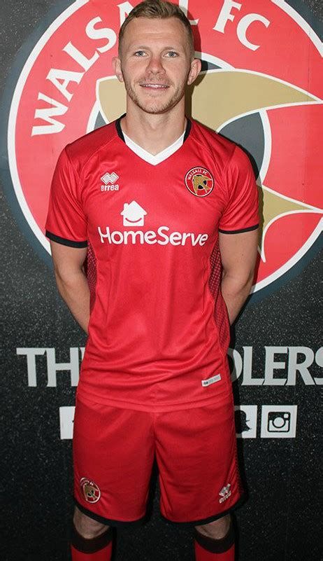 New Walsall FC Kit 2018-2019 | Errea WFC Home & Away 18-19 Shirts ...