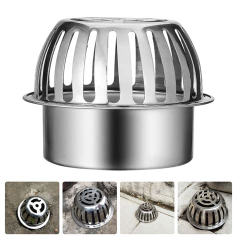 Grate-Drain-Roof-Dome-Drain-Cover-Dome-Strainer-Stainless-Steel-Dome ...