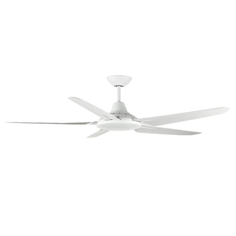 Remote Control 5 Blades 52 Inch DC Motor Indoor White Led Ceiling Fan ...