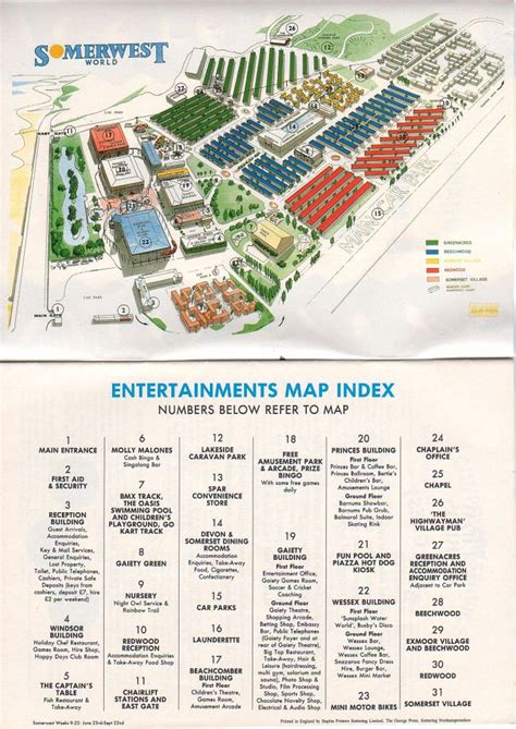 Minehead Map from 1990