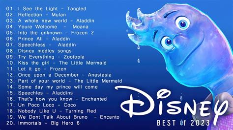 Elemental Pixar 2023 💦 Disney Greatest Hits Songs 🥇 Disney Classic Music Playlist 🌿 Relaxing ...