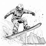 Snowboard Coloring Pages  Free & Printable sketch template