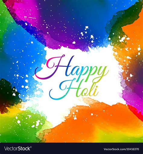 Indian holi festival colors Royalty Free Vector Image