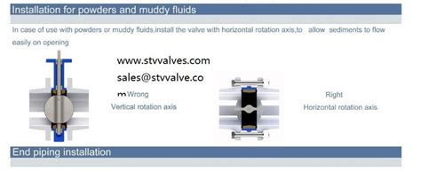 Correct installation of the butterfly valve | China Valve Manufacturer | STV