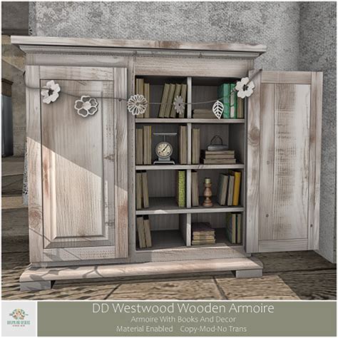 Second Life Marketplace - DD Westwood Wooden Armoire