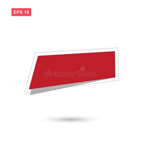 Red and Blue Text Box Vector Design Isolated 2 Stock Vector - Illustration of blank, button ...