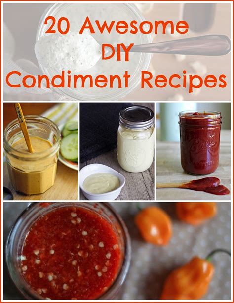 20 Awesome DIY Condiment Recipes