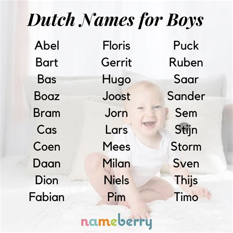 Dutch baby names for boys – Artofit