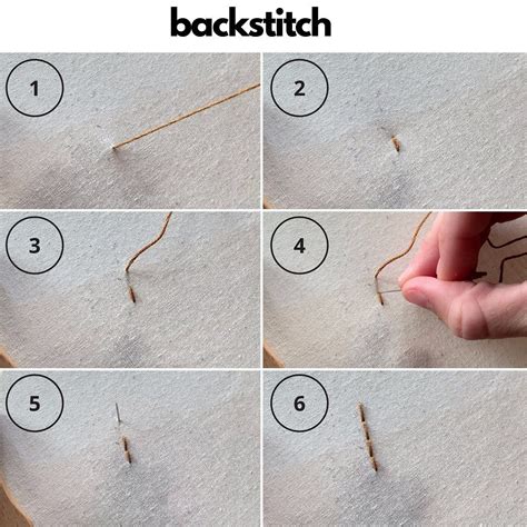 Backstitch Embroidery Tutorial [+ Learn 2 Fun Variations!]