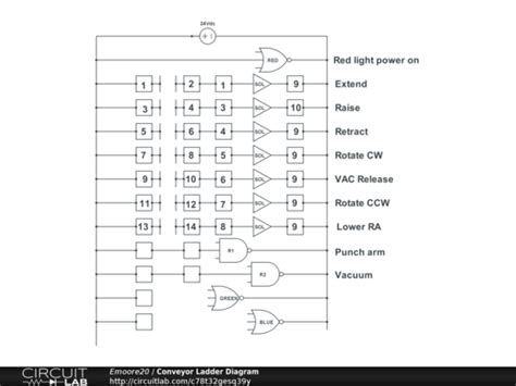 Conveyor Ladder Diagram - CircuitLab