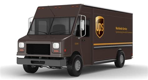 Ups truck 3D - TurboSquid 1315087