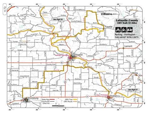 Lafayette County ORV Trail Information - VVMapping.com