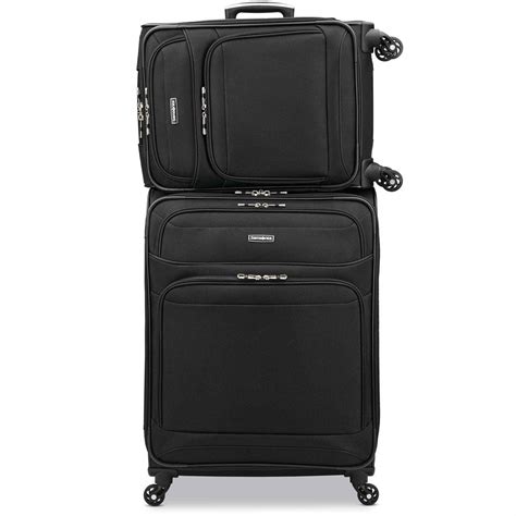 Buy Samsonite StackIt 2 Piece Softside Spinner Carry On Luggage Set ...