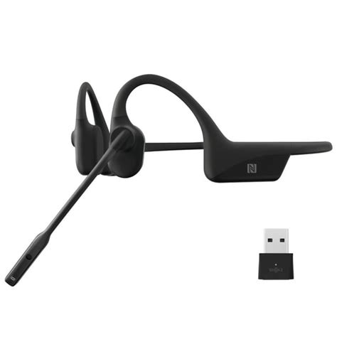 Shokz OpenComm UC - Bone Conduction Bluetooth Stereo Computer Headset with Loop 100 (USB-A ...