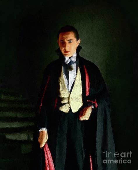 Bela Lugosi as Dracula Painting by Esoterica Art Agency