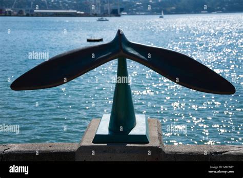 Whale Tail Sculpture Stock Photo - Alamy