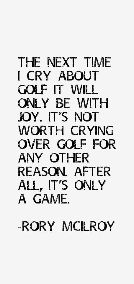 Rory McIlroy Quotes & Sayings