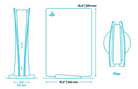 PlayStation 5 Dimensions & Drawings | Dimensions.com