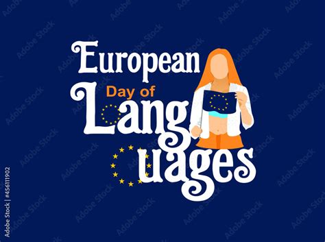 European Day of Languages banner and poster design for social media and ...