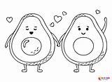 30  Avocado Coloring Pages Free Printable PDF & Online sketch template