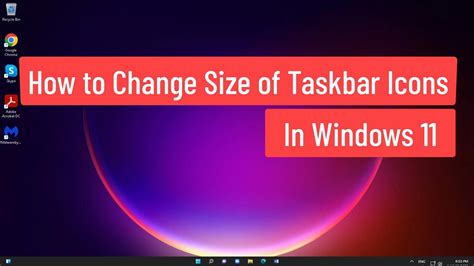 Change Size Of Taskbar Icons Windows 11