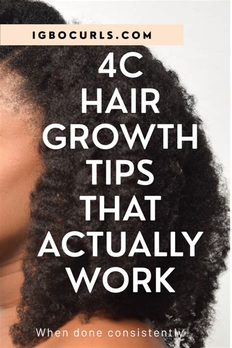 4c Hair Growth Tips To Grow Healthy Natural Hair Faster and Longer in ...