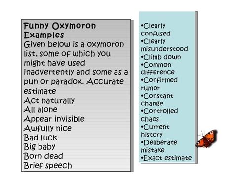 Figurative Language (Oxymoron) | Figurative language, Language goals, Language