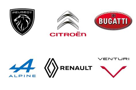 French Car Brands Names - List And Logos Of French Cars