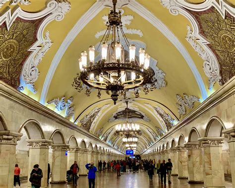 Moscow Metro Stations - Most Beautiful in the World - Peter's Food ...