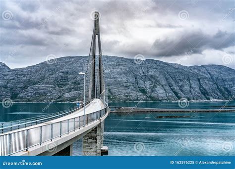 Dramatic Photo of Helgelandsbrua Norwegian or Helgeland Bridge is Norway`s Finest Bridges ...