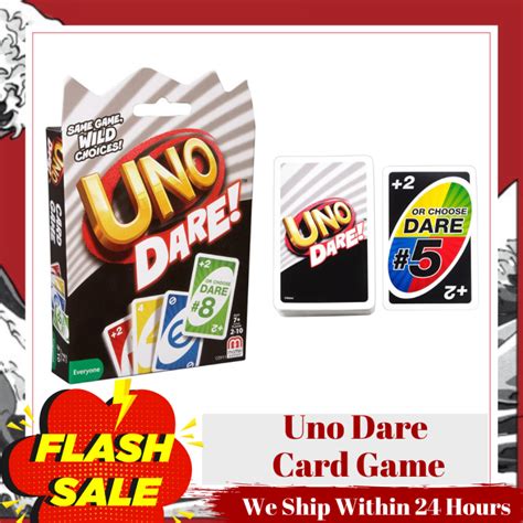 Uno DARE Card Game Dare to Play for Party Games | BB Merch | Lazada PH