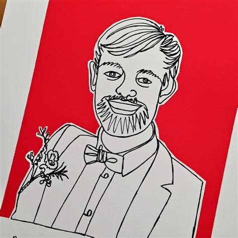 continuous line portraits by adam regester design | notonthehighstreet.com