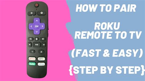 How To Pair A Roku Remote To A Tcl Tv : How to pair a roku remote or ...