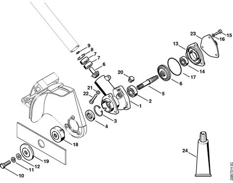 Exploring the Stihl FC 70 Edger: A Visual Breakdown of its Parts