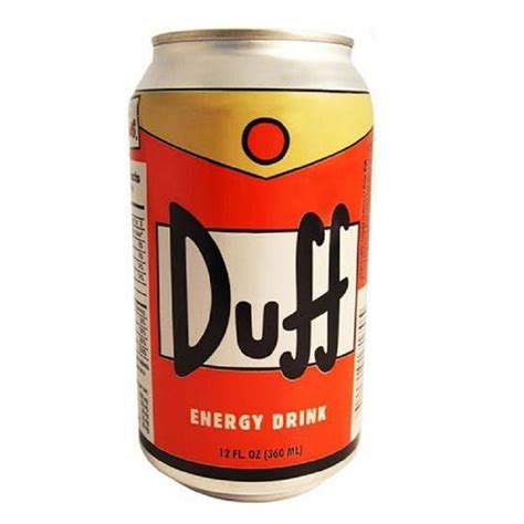 Duff Can Energy Drink The Simpsons Beer Homer Simpson Moe's Tavern - Walmart.com