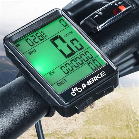 INBIKE Waterproof Digital Wireless Cycling Bike Bicycles Computer Odometer Speedometer-in ...