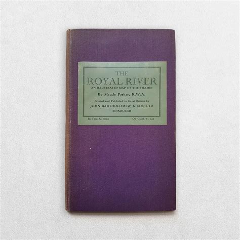 The Royal River: An Illustrated Map Of The Thames - Hornseys Gallery ...